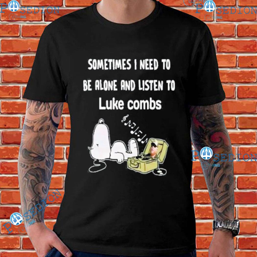 FREE shipping Snoopy Sometimes I Need To Be Alone And Listen To