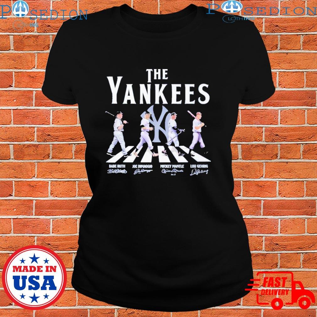 The Yankees Abbey Road Babe Ruth Joe Dimaggio Mickey Mantle And