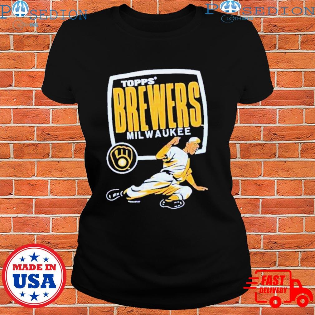 Topps Milwaukee Brewers Baseball Shirt