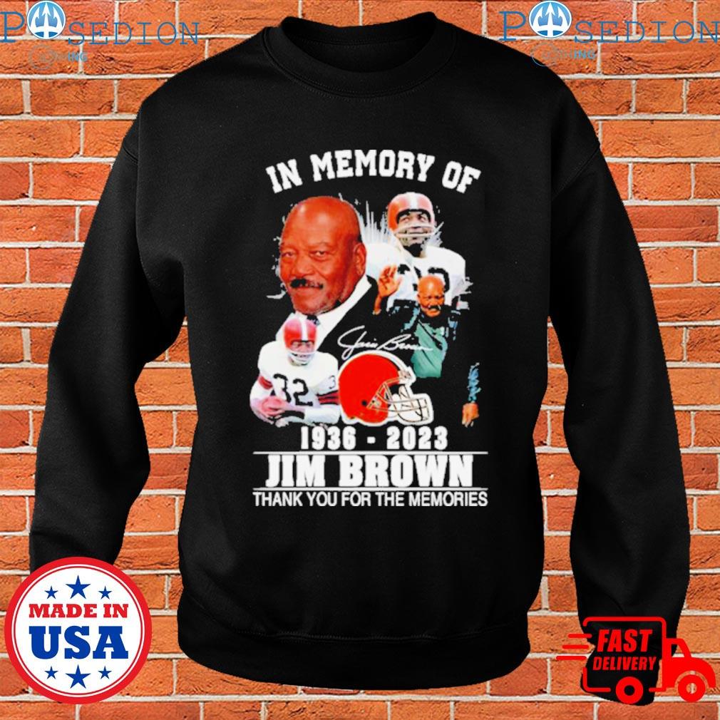 1936 2023 jim brown NFL in memory of signature T-shirt, hoodie, sweater,  long sleeve and tank top