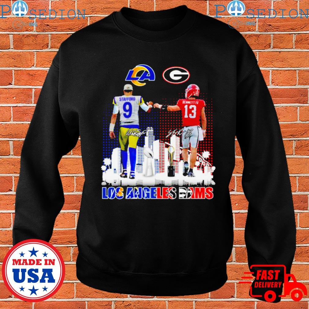 2023 los angeles rams john matthew stafford and stetson bennett signatures T -shirts, hoodie, sweater, long sleeve and tank top