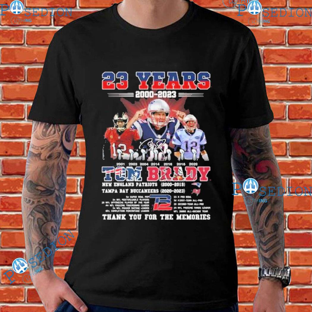 Official 23 Year 2000 2023 Tom Brady New England Patriots shirt