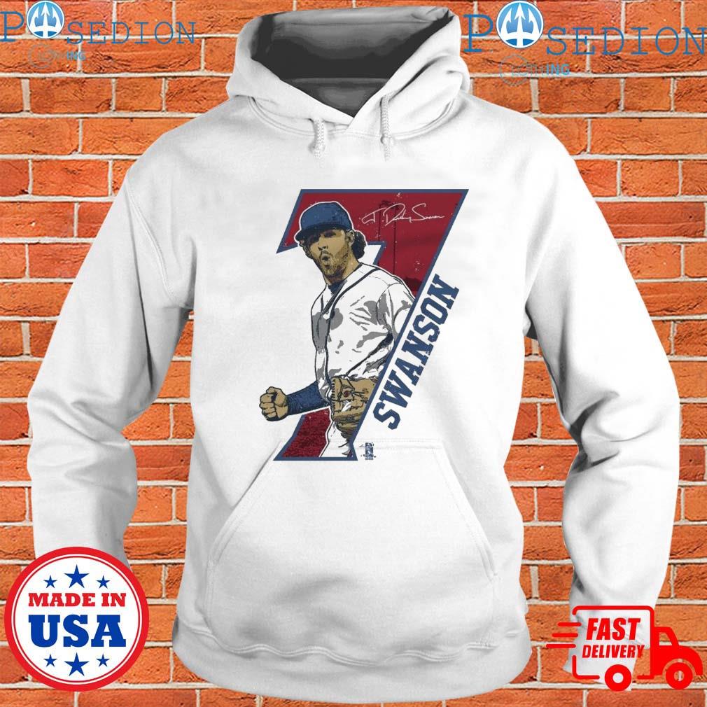 Dansby Swanson Signature Atlanta Abstract An American baseball T-Shirt,  hoodie, sweater, long sleeve and tank top