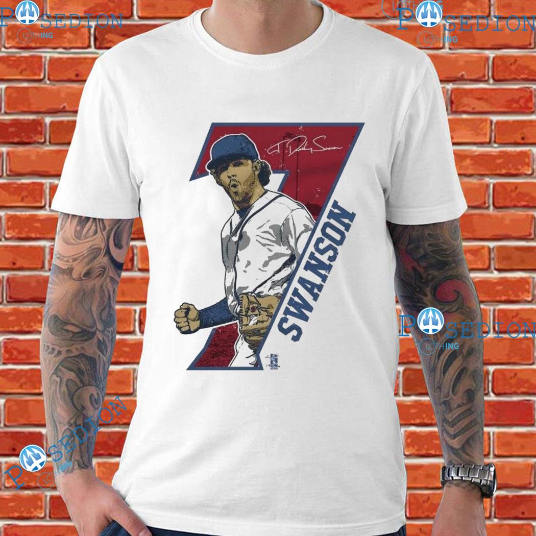 Atlanta baseball dansby swanson offset r signature T-shirt, hoodie