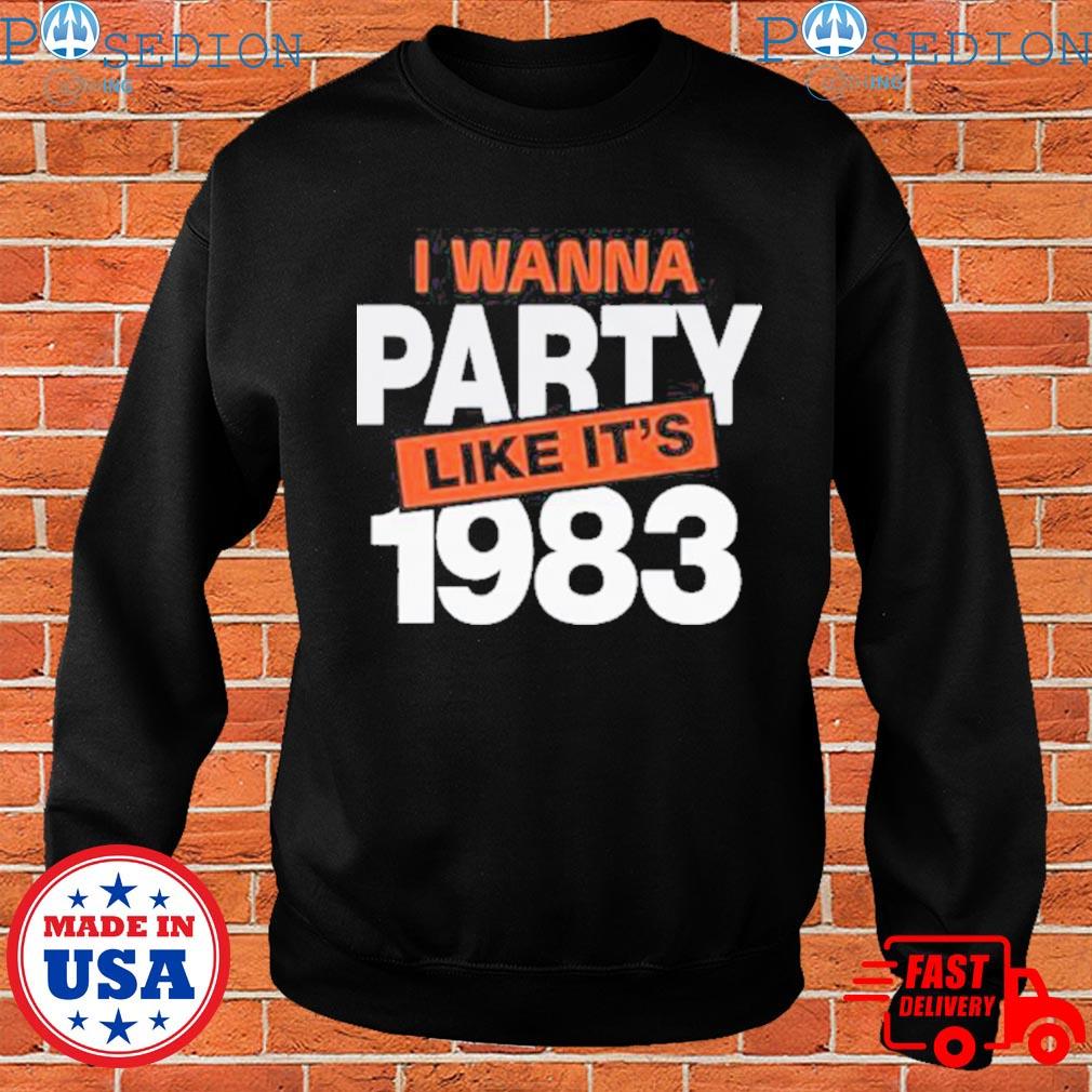 Baltimore Orioles Baseball T-shirt Party Like It's 1983 Number 1