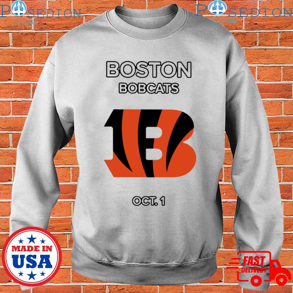 Boston Bobcats Oct.1 Cincinnati Bengals shirt t-shirt by To-Tee