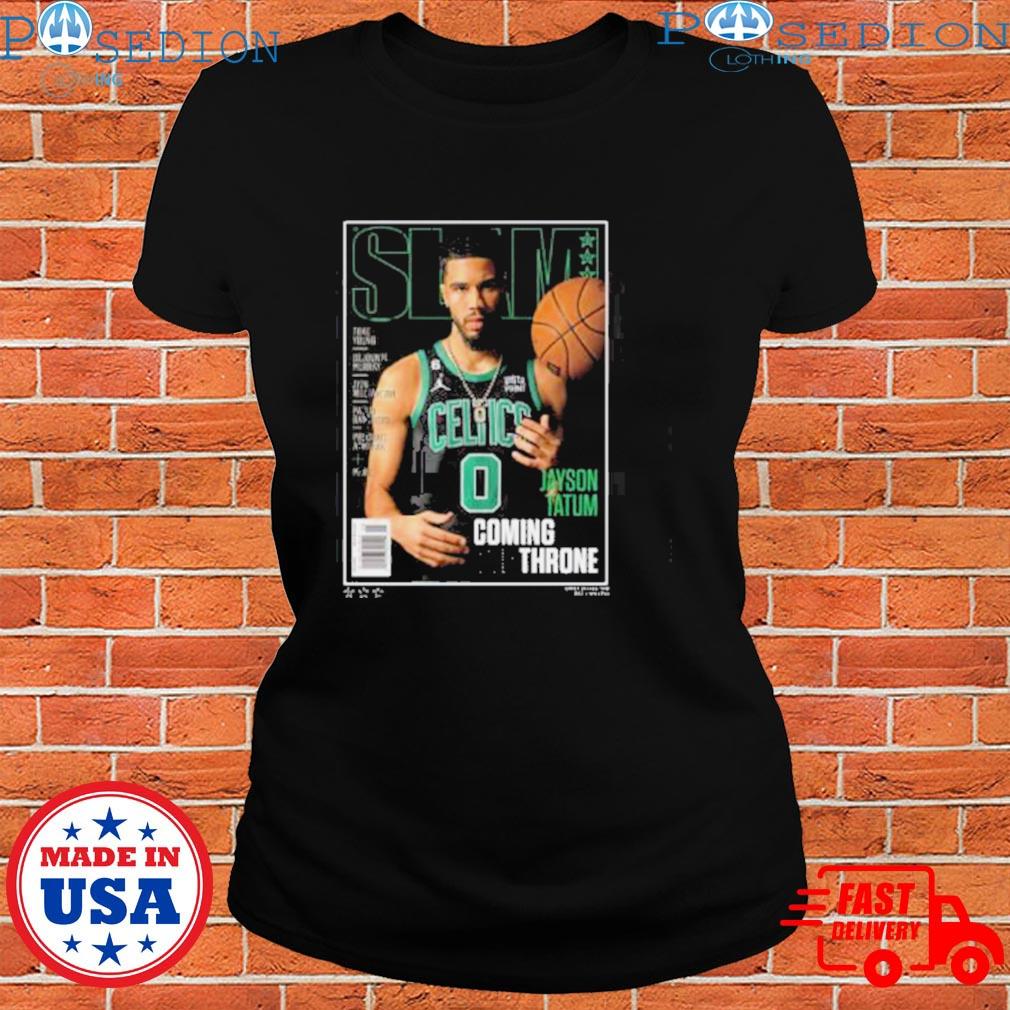 Official Basketball Boston celtics jayson tatum slam t-shirt