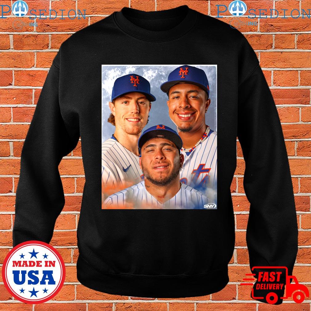 Official Brett baty francisco álvarez and mark vientos are all in the  starting lineup for the mets t-shirt, hoodie, sweater, long sleeve and tank  top