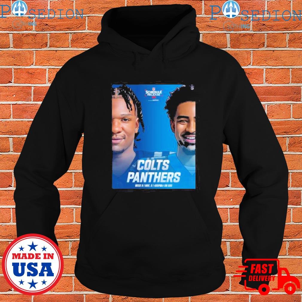 Carolina panthers vs indianapolis colts 2023 NFL schedule release T-shirt,  hoodie, sweater, long sleeve and tank top