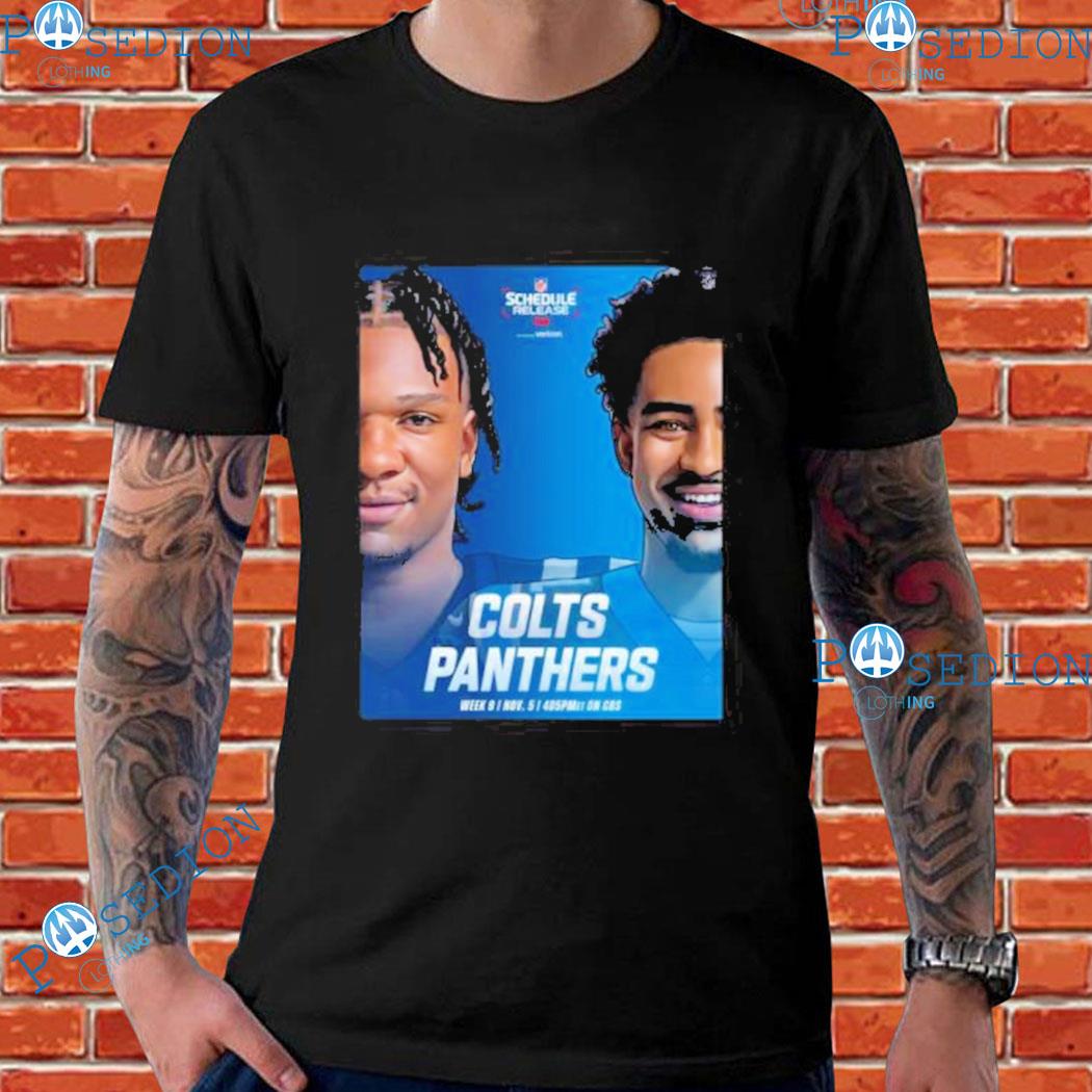 Carolina panthers vs indianapolis colts 2023 NFL schedule release T-shirt,  hoodie, sweater, long sleeve and tank top