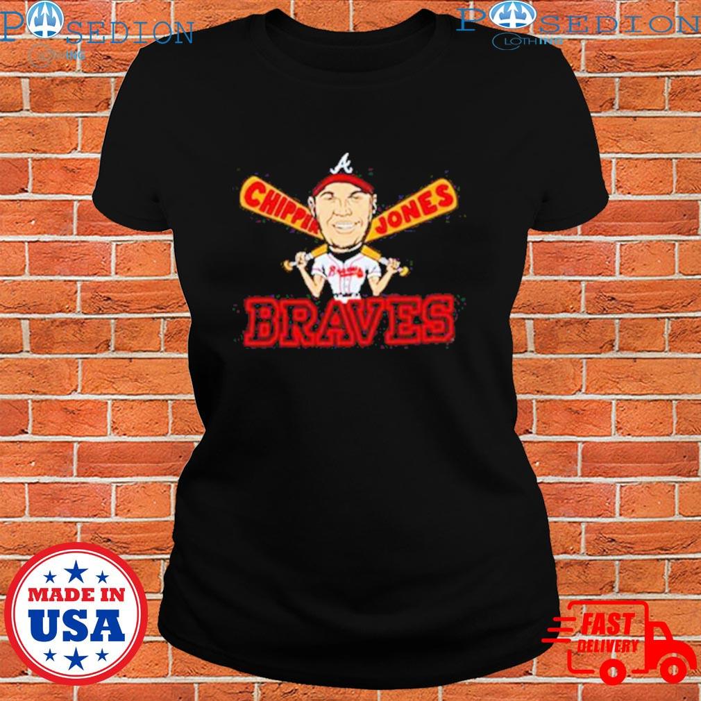 Chipper jones atlanta braves baseball show your love for art with trendy  apparel T-shirt, hoodie, sweater, long sleeve and tank top