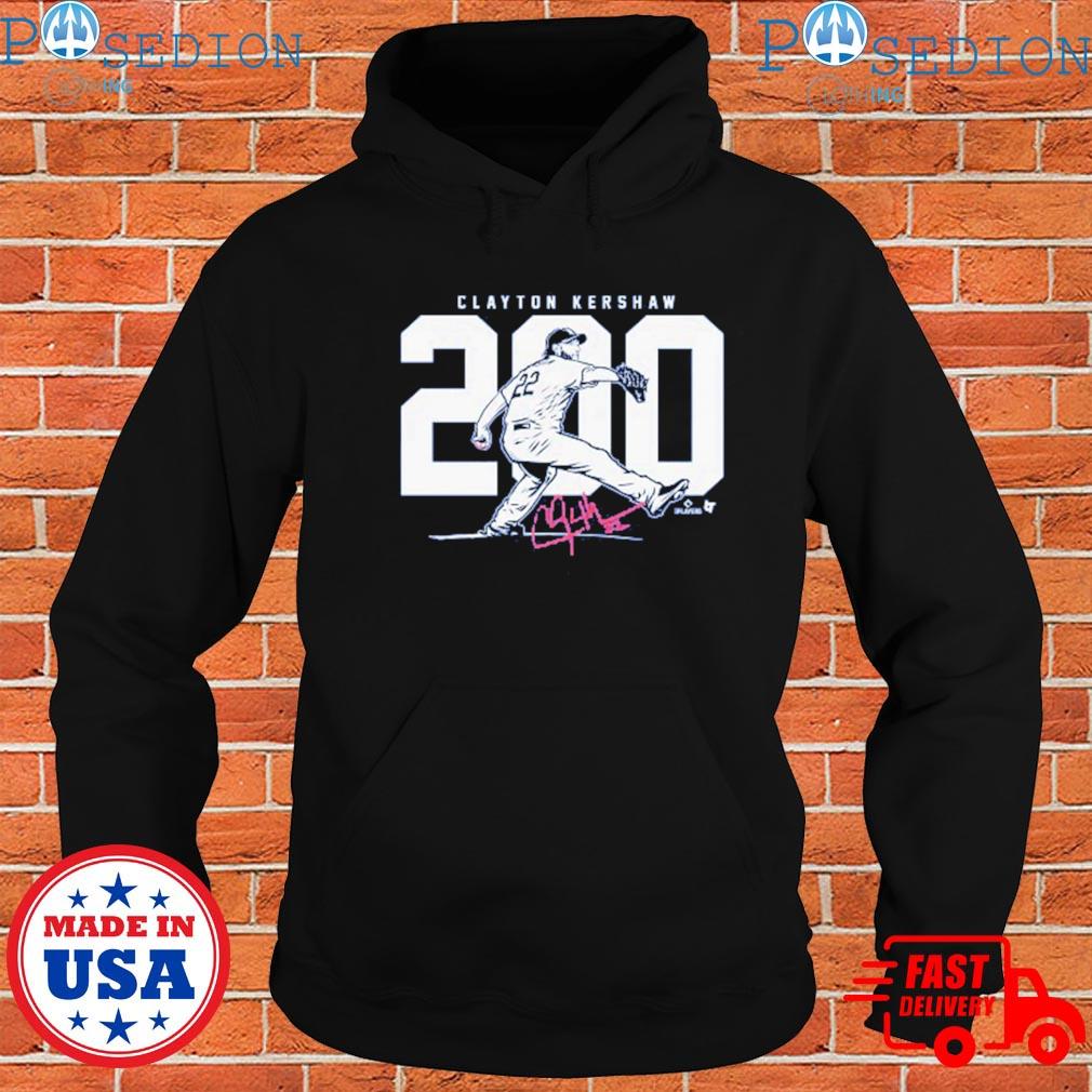 Clayton kershaw 200 signature shirt, hoodie, sweater, long sleeve and tank  top