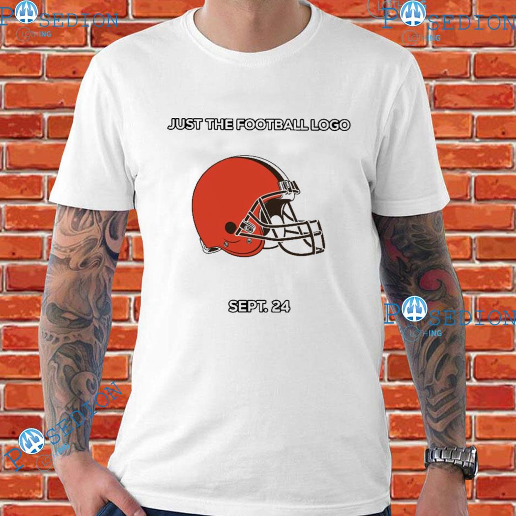 Cleveland browns just the Football logo shirt, hoodie, sweater