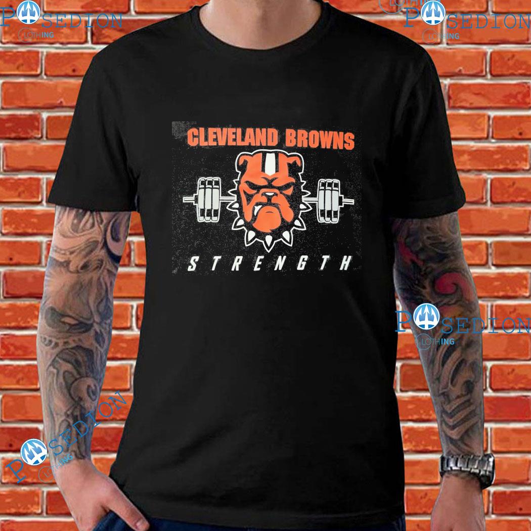 Cleveland browns strength and conditioning large nike new T-shirt