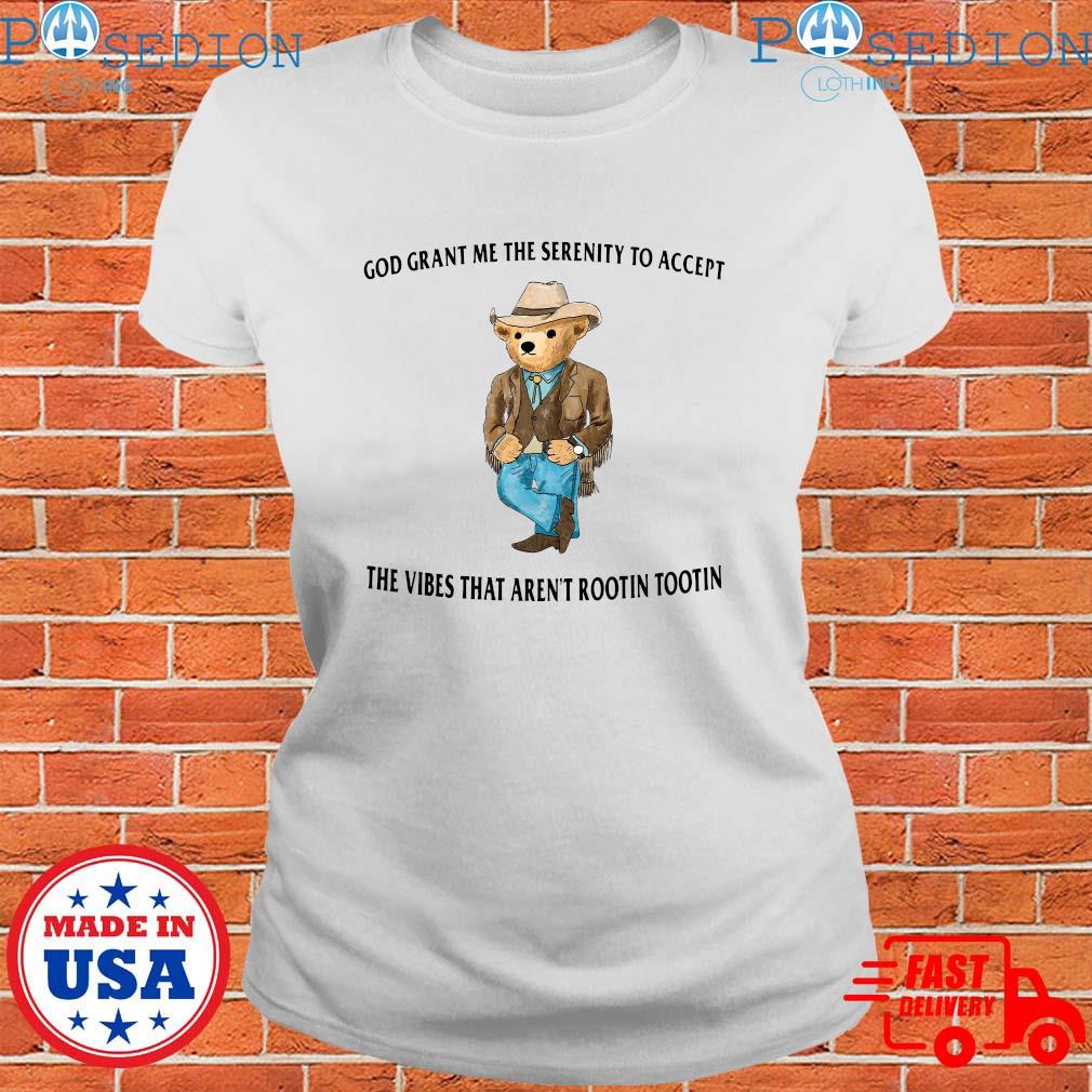 Cowboys Teddy Bear God Grant Me The Serenity To Accept The Vibes T-shirts -  Shibtee Clothing