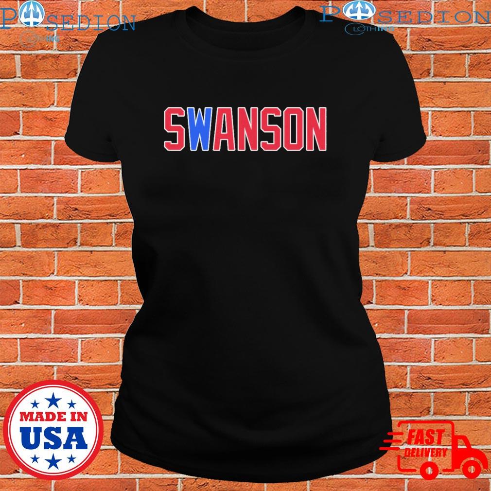 Chicago Cubs Dansby Swanson Caricature T-Shirt