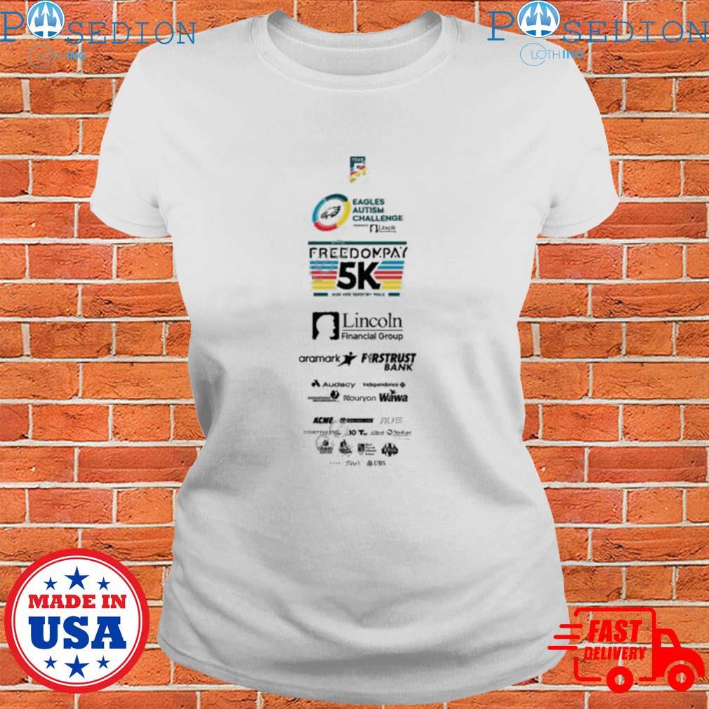 Eagles autism challenge freedomday aramark fistrust back T-shirts, hoodie,  sweater, long sleeve and tank top