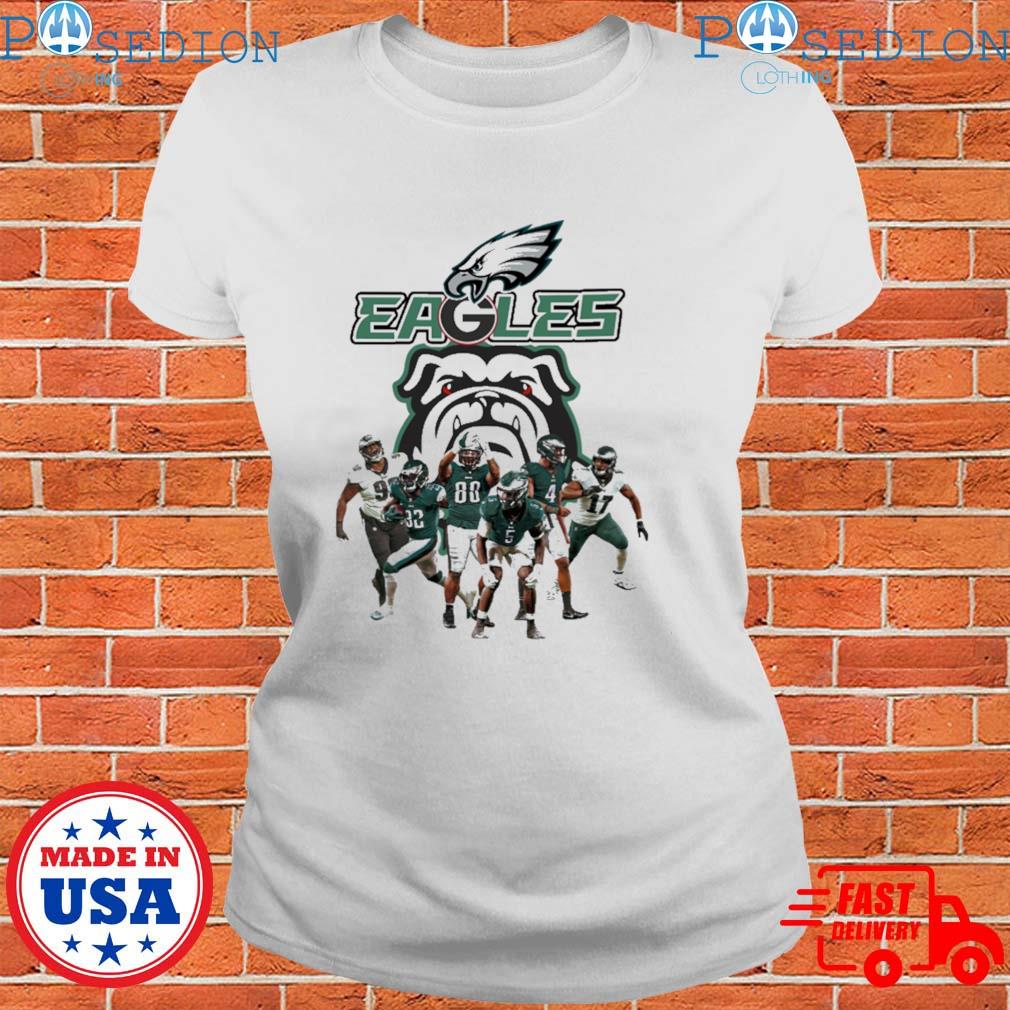 Eagles Dawgs Philadelphia Eagles And Georgia Bulldogs Players Shirt