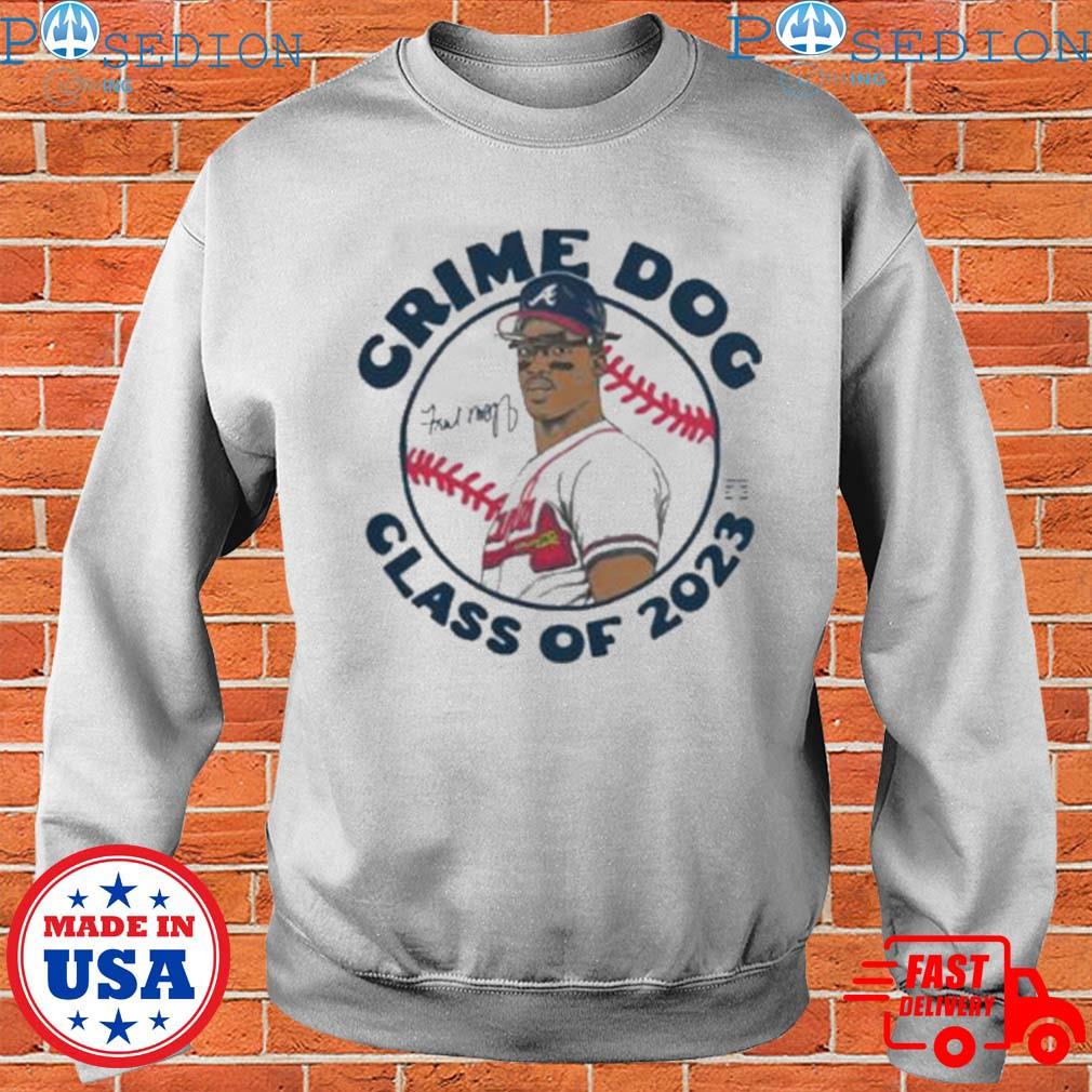  Fred McGriff - Crime Dog Baseball Long Sleeve T-Shirt :  Clothing, Shoes & Jewelry