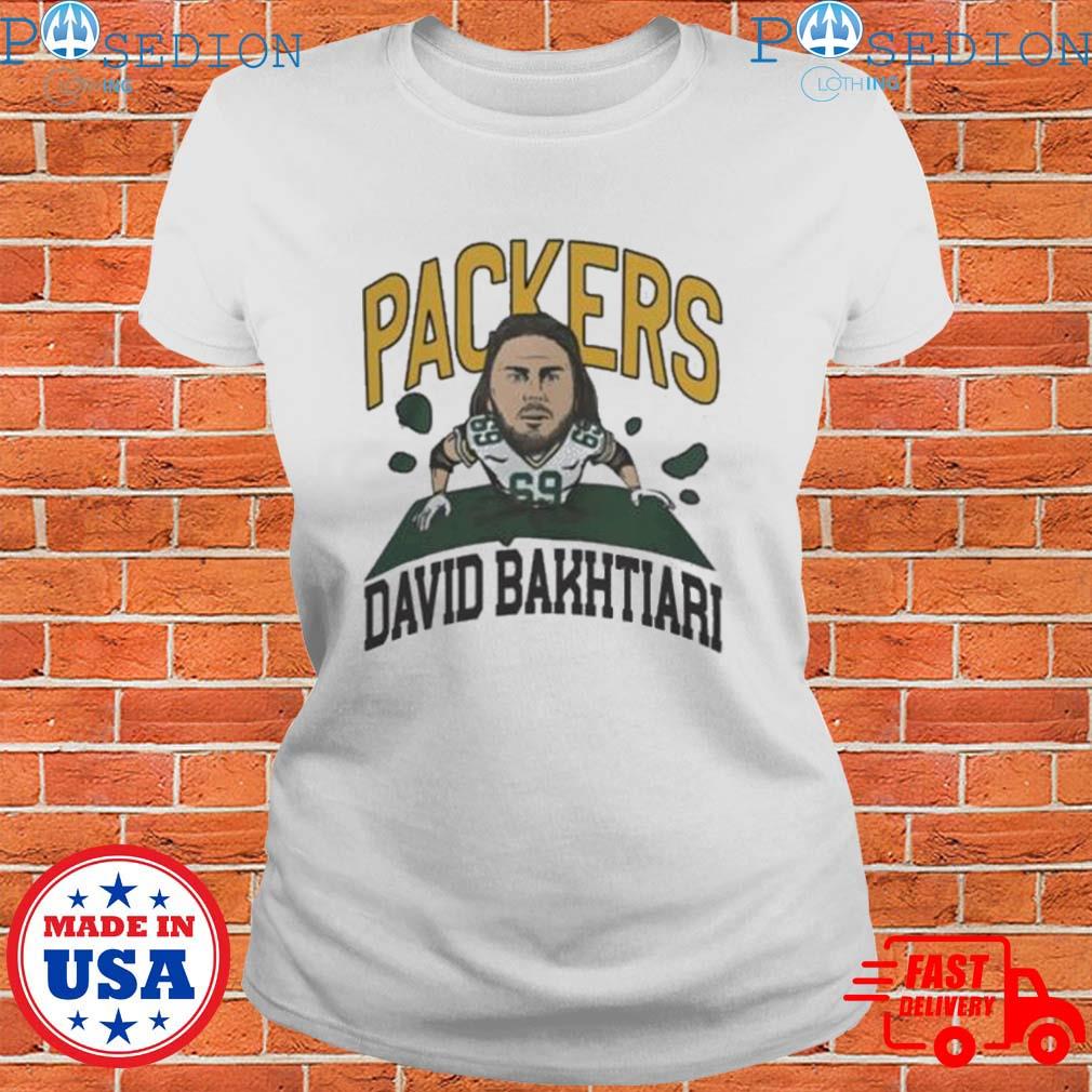 Packers david bakhtiarI shirt, hoodie, sweater, long sleeve and tank top