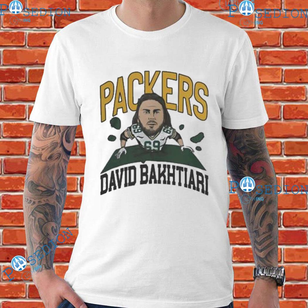 Green Bay Packers David Bakhtiari Shirt, hoodie, sweater, long sleeve and  tank top