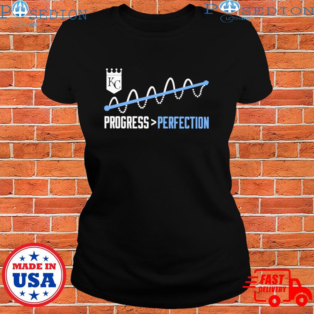 Royals wearing Kansas city royals progress perfection shirt