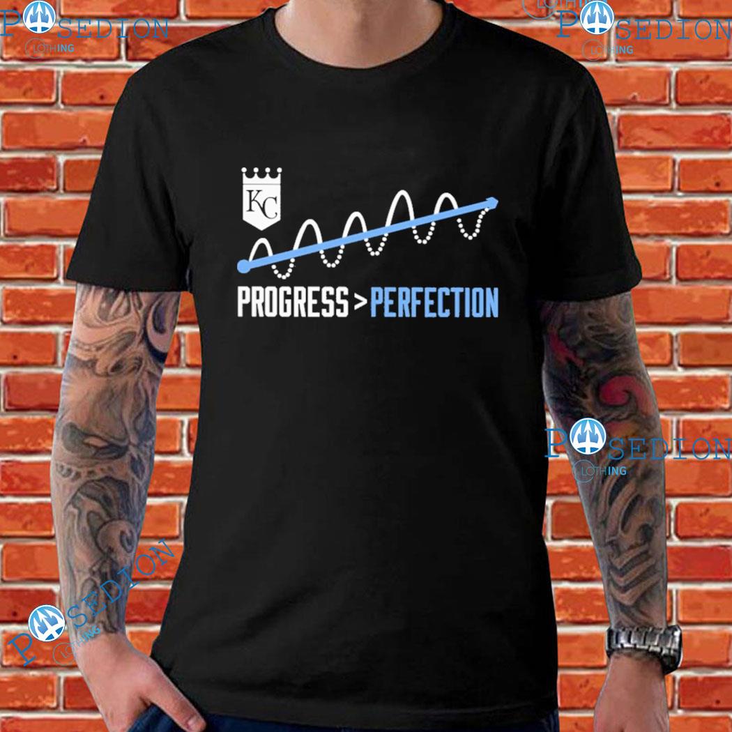 Jake Eisenberg Royals Wearing Kansas City Royals Progress Perfection Shirt