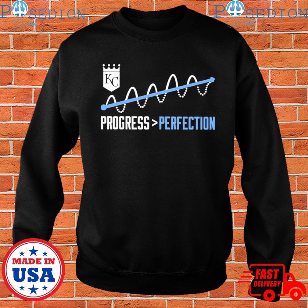 Jake Eisenberg Royals Wearing Kansas City Royals Progress Perfection Shirt