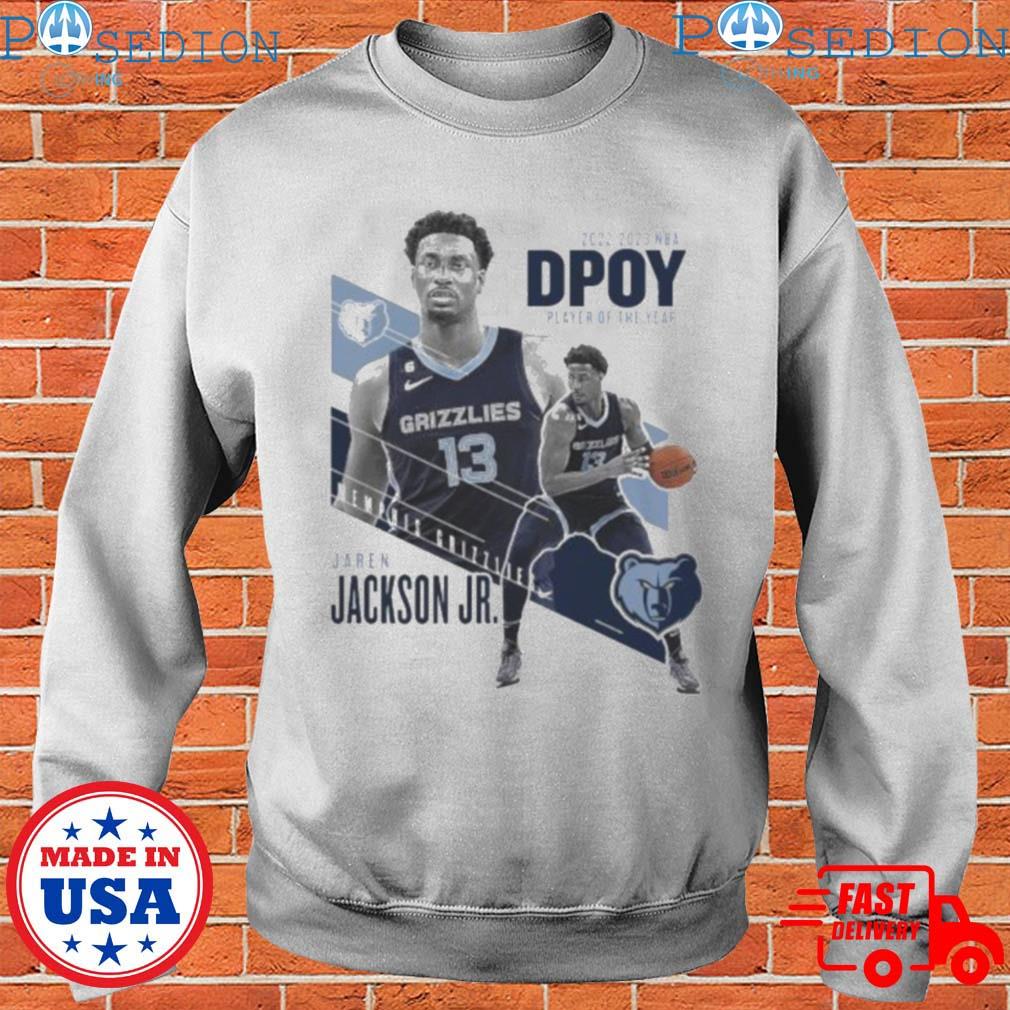 Official Jaren Jackson Jr. Memphis Grizzlies 2023 NBA Defensive Player of  the Year Reverse shirt, hoodie, sweater, long sleeve and tank top