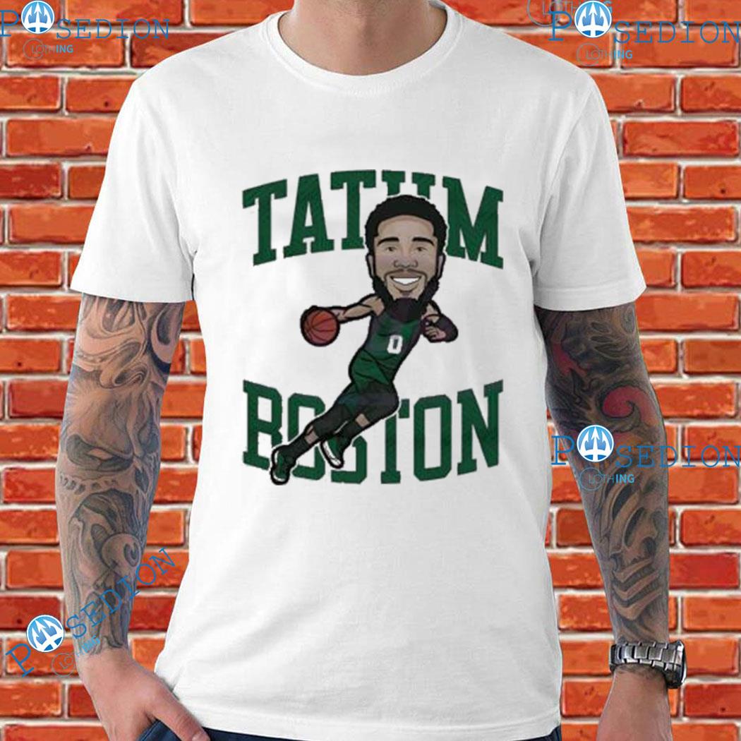 Jayson Tatum Graphic Toon Celtics Basketball Tee Boston Shirt 