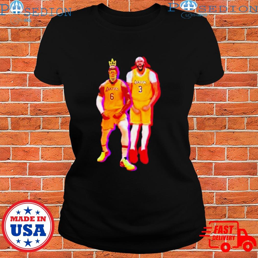 King Lebron James And Anthony Davis La Lakers Shirt