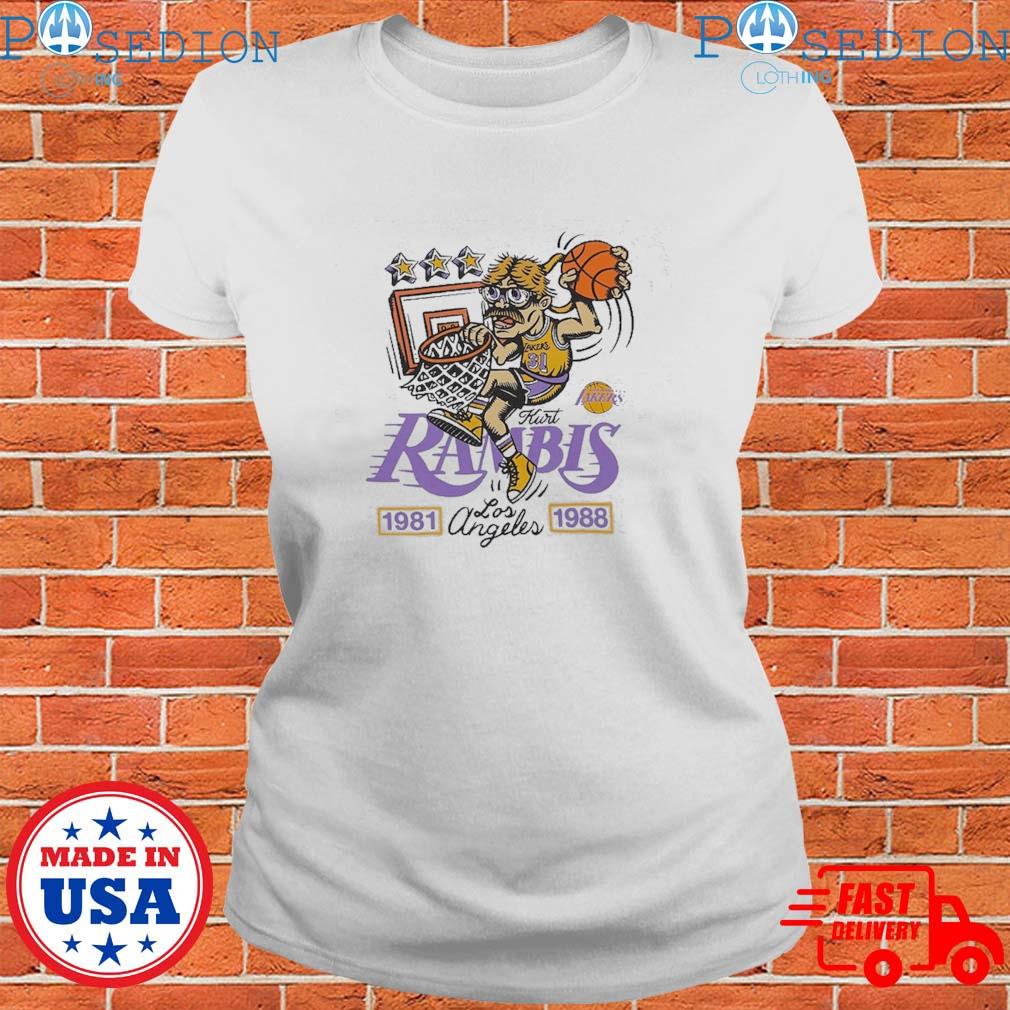 Kurt Rambis Los Angeles Lakers Mitchell & Ness Player T-Shirt
