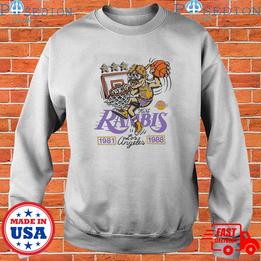 Kurt Rambis Los Angeles Lakers Mitchell & Ness Player T-Shirt