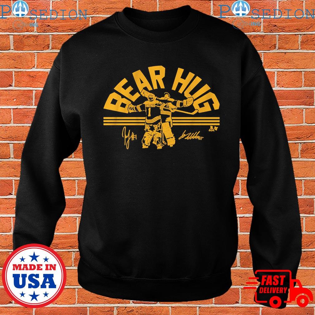 Official linus Ullmark and Jeremy Swayman Bear Hug shirt, hoodie, sweater,  long sleeve and tank top