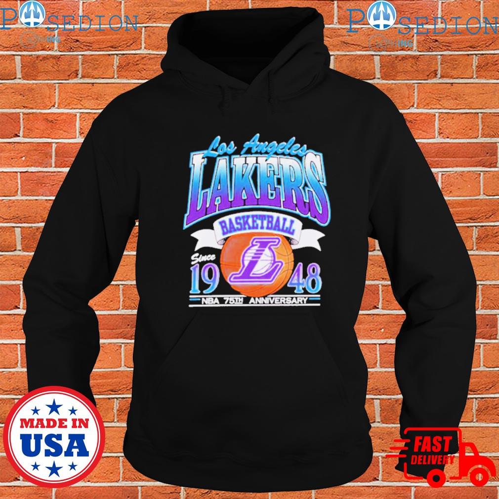 Los Angeles Lakers Basketball Since 1948 NBA 75th Anniversary LAL Fan  Unisex T-Shirt, hoodie, sweater, long sleeve and tank top