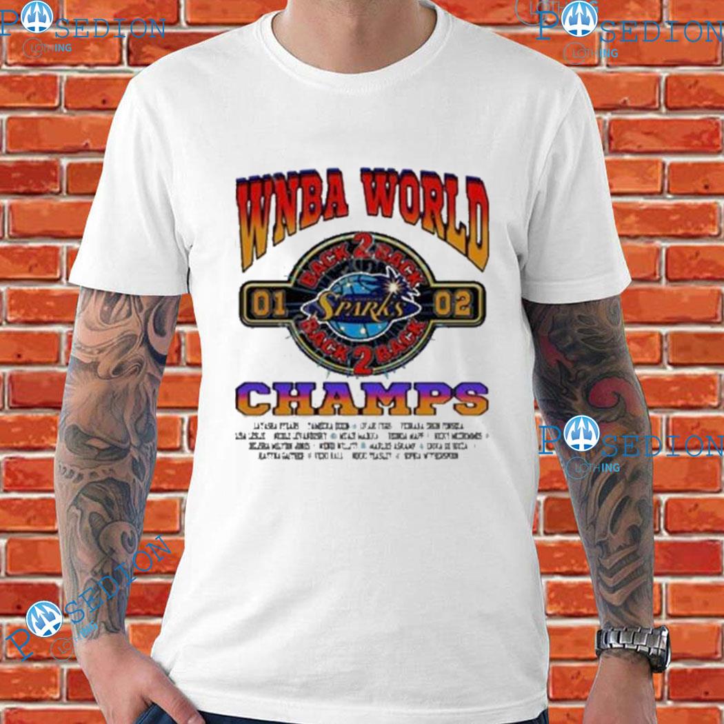 Los Angeles Lakers Wnba Los Angeles Sparks Back-To-Back Champs T