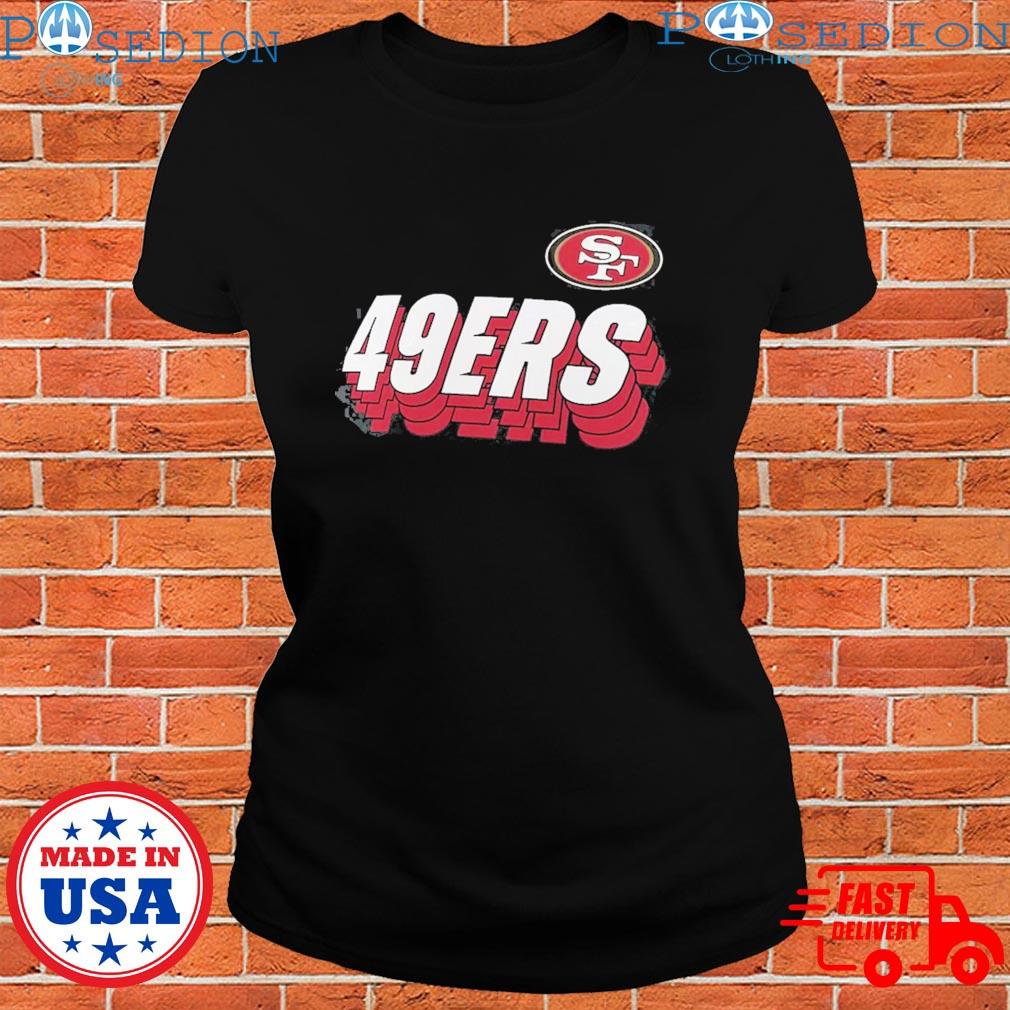 Men's San Francisco 49ers Fanatics Branded Scarlet Long Sleeve Hoodie  T-Shirt