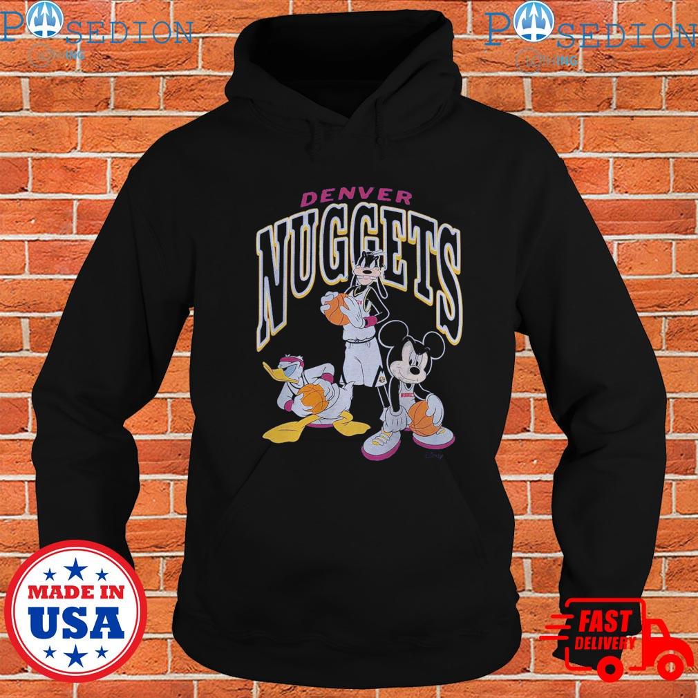 Men's junk food denver nuggets disney mickey squad T-shirt, hoodie