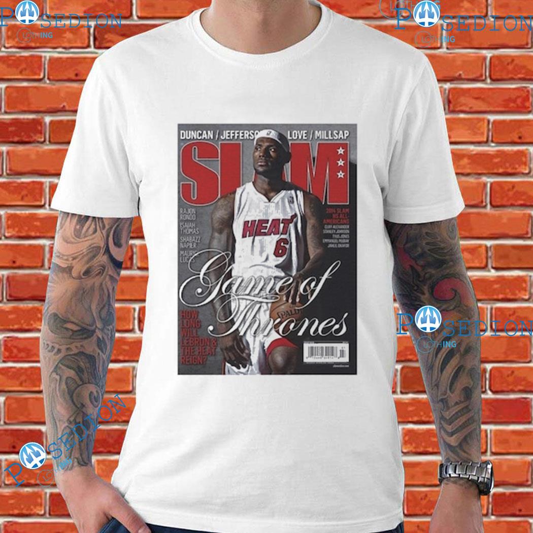 MiamI heat NBA slam lebron james T-shirts, hoodie, sweater, long sleeve and  tank top
