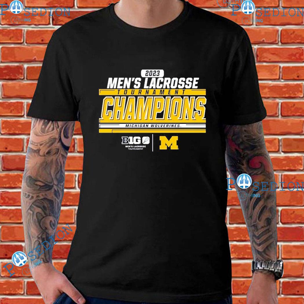 Michigan wolverines 2023 big ten lacrosse tournament champions Tshirt