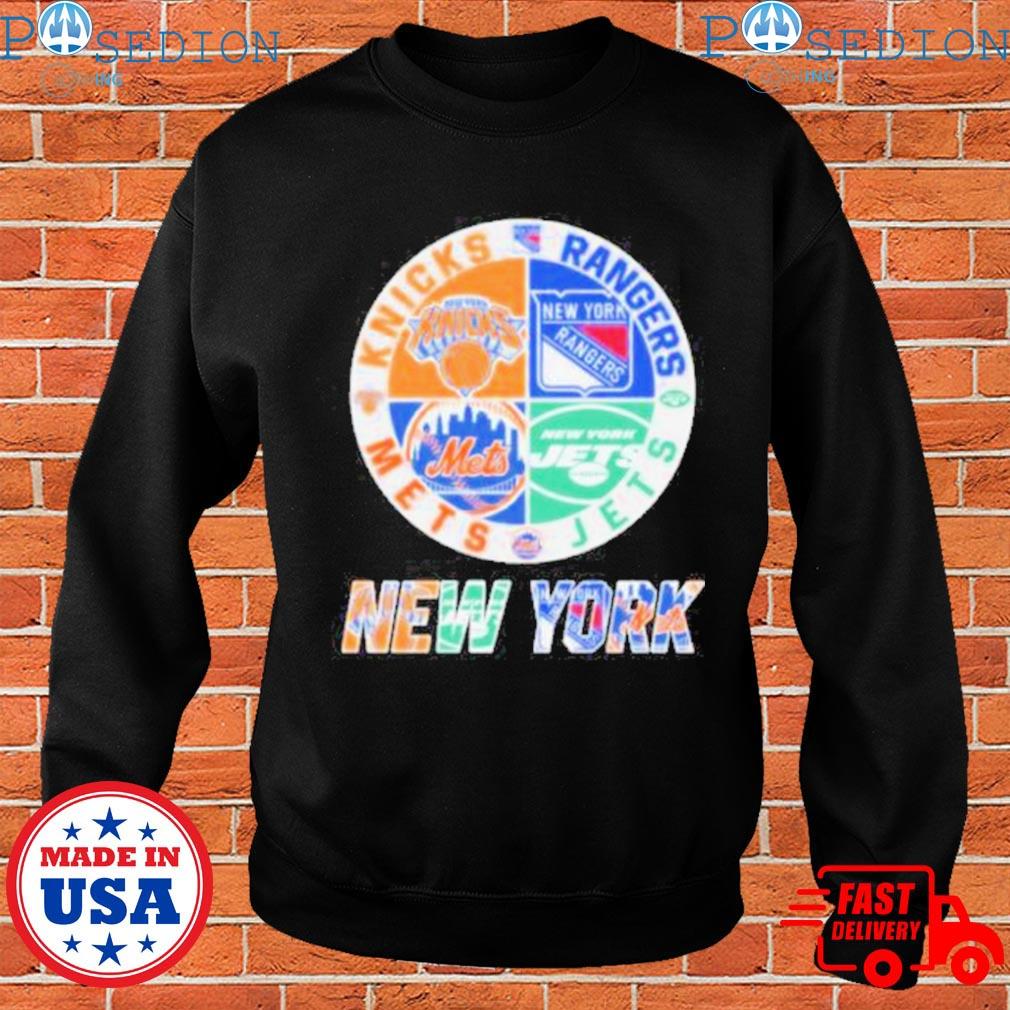 Official New York Knicks New York Rangers New York Jets New York Mets New  York City 2023 Logo shirt, hoodie, sweater, long sleeve and tank top