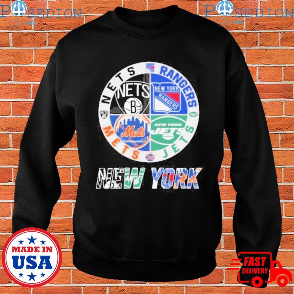 New york nets new york rangers new york mets new york jets sport 2023  T-shirts, hoodie, sweater, long sleeve and tank top