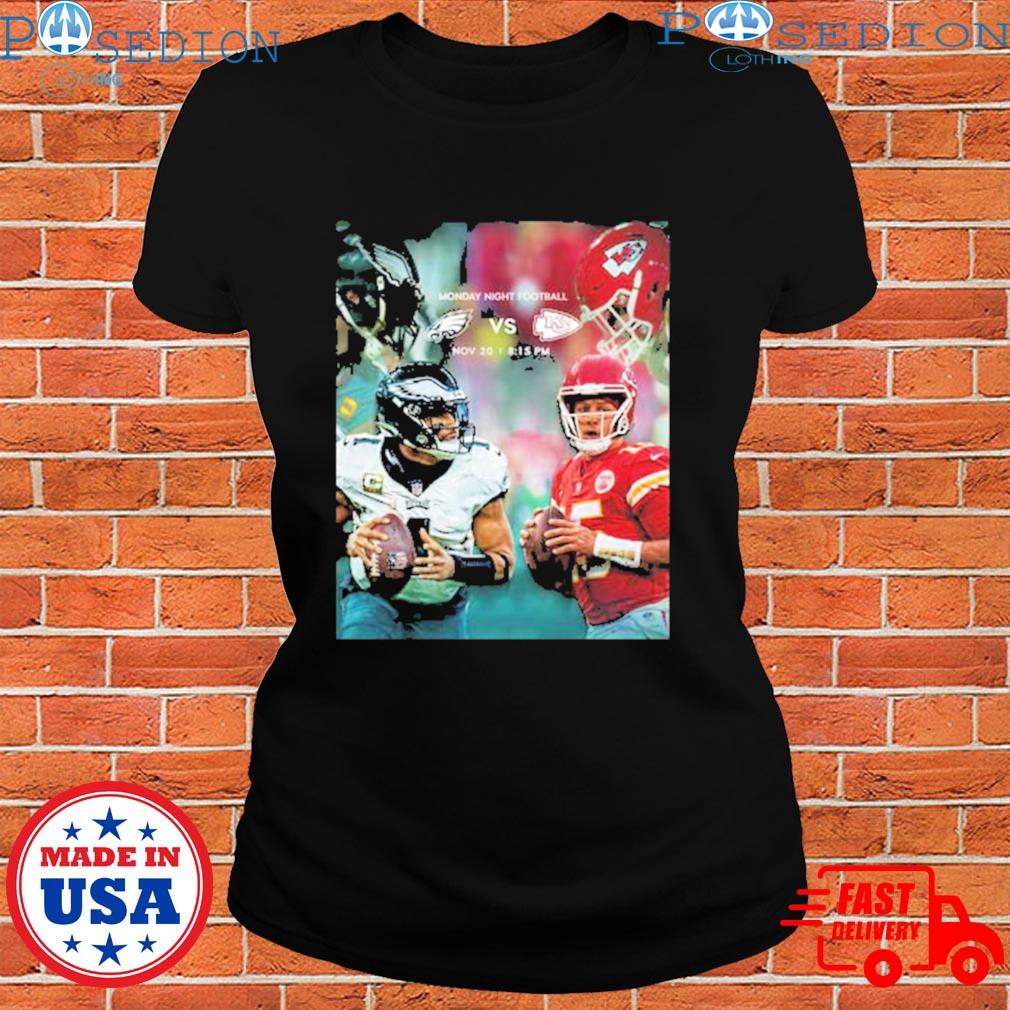 NFL monday night Football Kansas city Chiefs vs philadelphia eagles rematch nov  20 T-shirts, hoodie, sweater, long sleeve and tank top