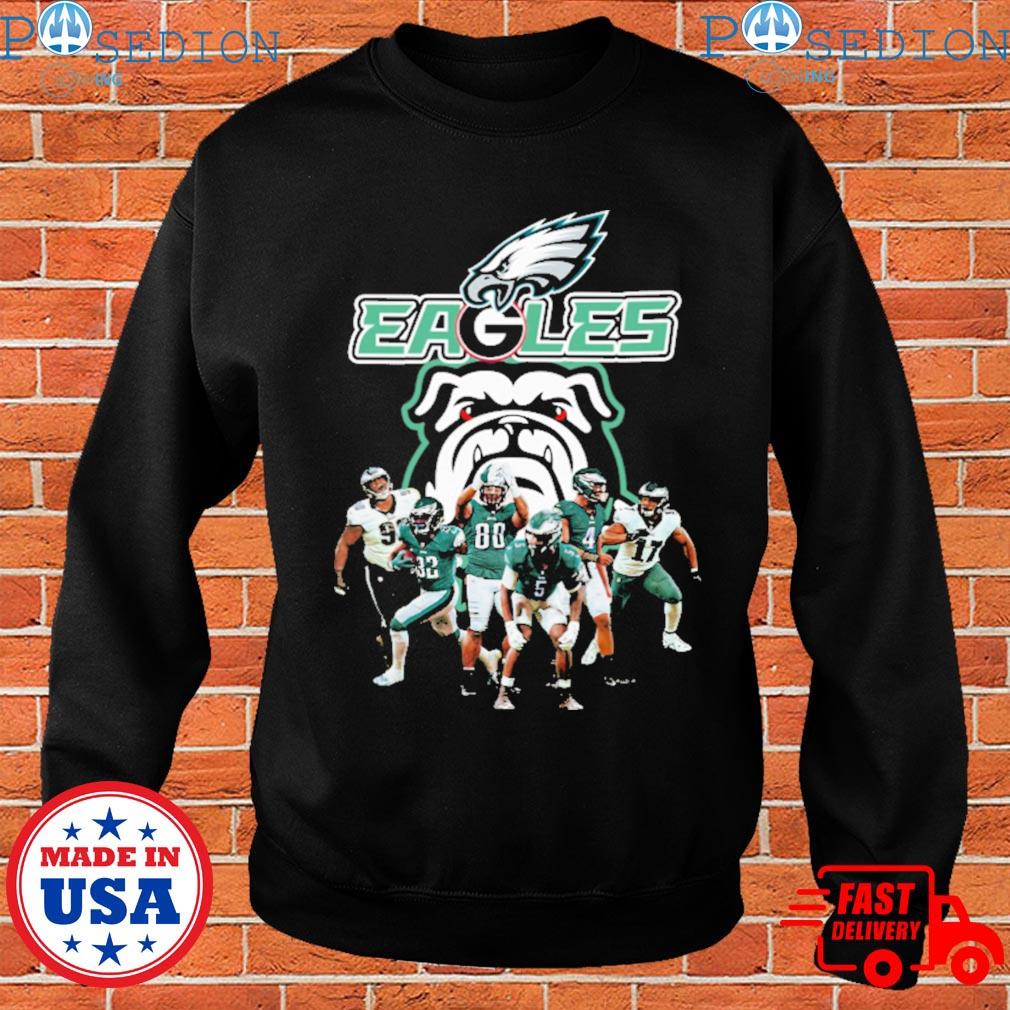 Philadelphia Eagles Team Eagles Dawgs Georgia Bulldogs Players T-Shirts,  hoodie, sweater, long sleeve and tank top