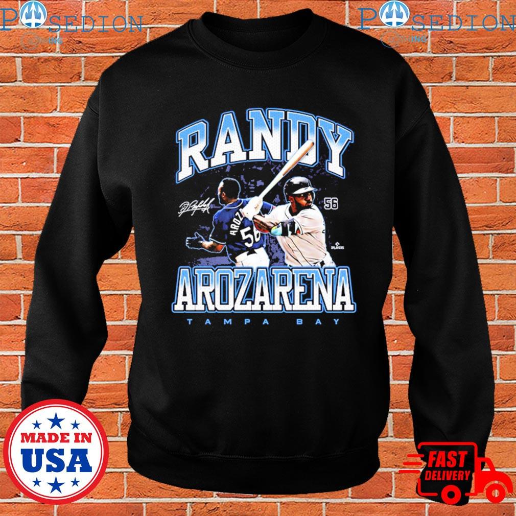 Official Randy Arozarena MLBPA Tee, Tampa Bay Gear