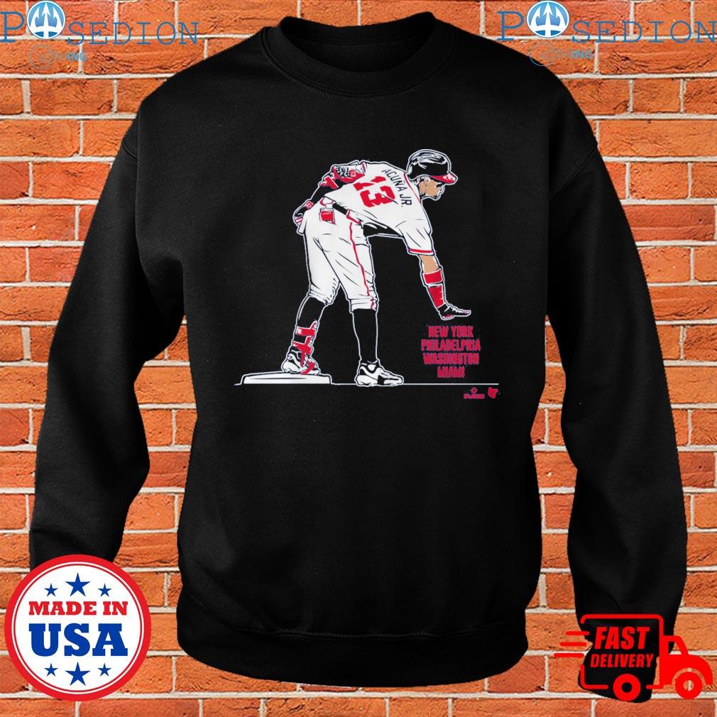 Ronald Acuña Jr. Atlanta Braves New York Philadelphia Washington Miami too  small 2023 shirt, hoodie, sweater, long sleeve and tank top