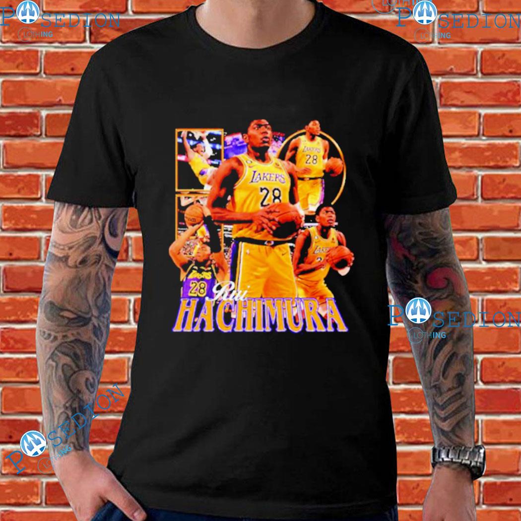 bluey lakers 28 blui hachimura T-Shirt - TeeHex