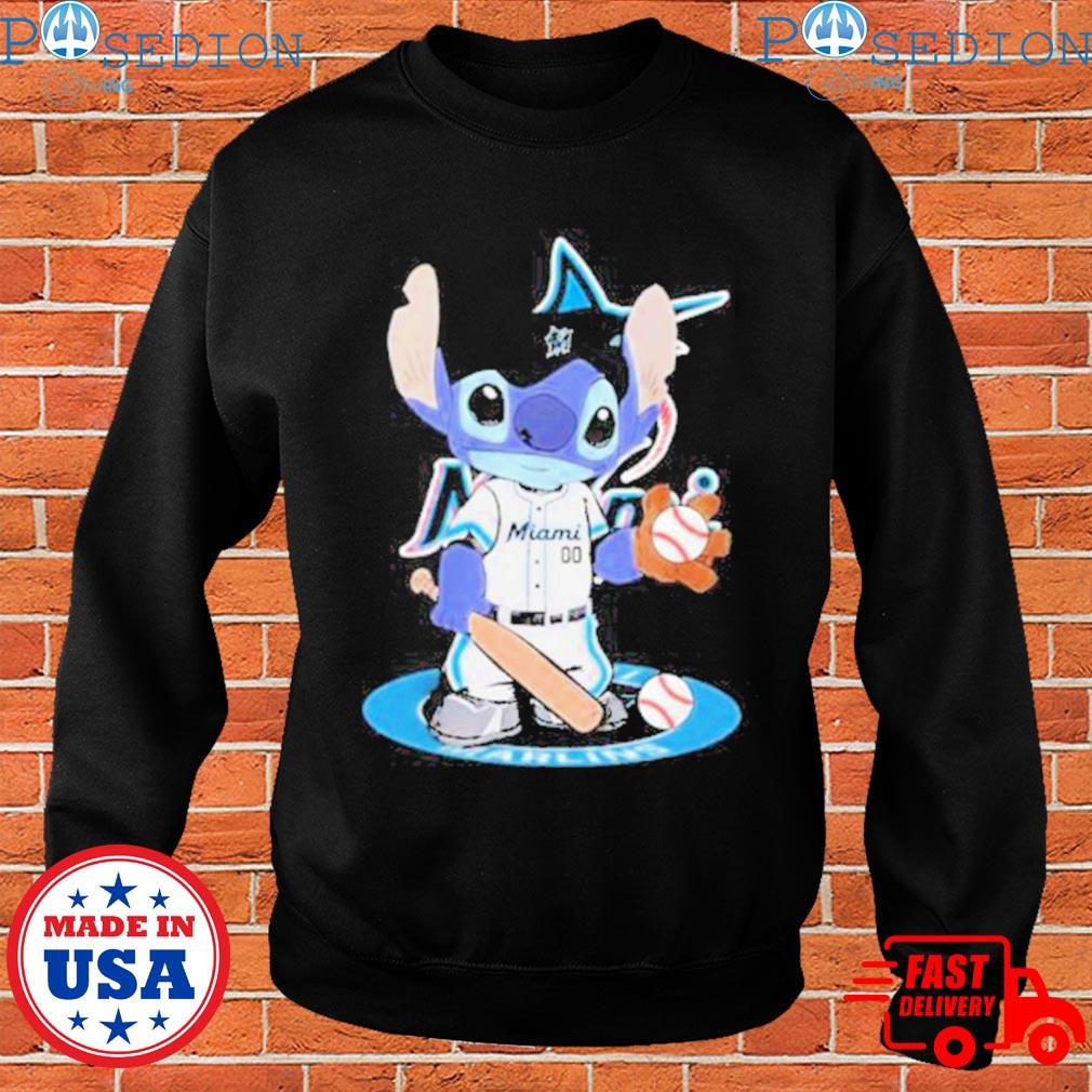 Stitch baseball miamI marlins logo T-shirt, hoodie, sweater, long sleeve  and tank top