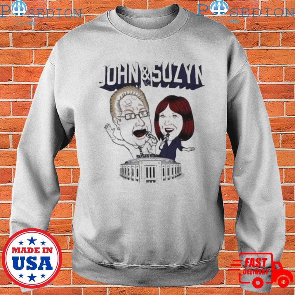 Talkin Yanks Yankees John And Suzyn Shirt, hoodie, longsleeve, sweater