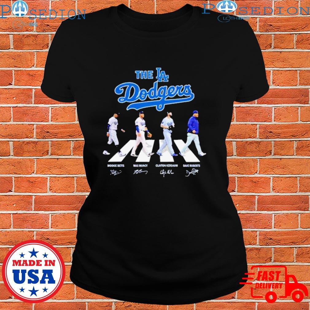 The los angeles Dodgers baseball abbey road signatures T-shirt, hoodie,  sweater, long sleeve and tank top